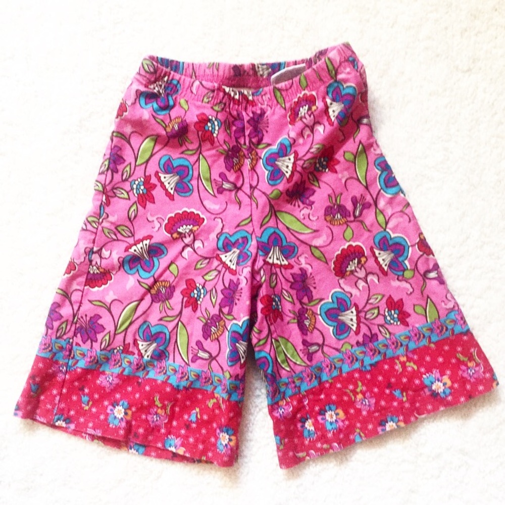 Hanna Anderson Culottes Scandinavian Floral Sz 80